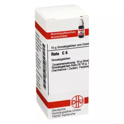 DHU Ruta C 6 globule, 10 g