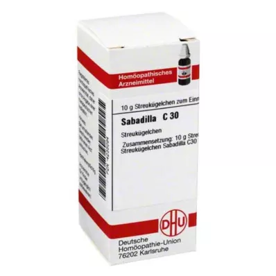 SABADILLA C 30 globulí, 10 g