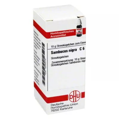 SAMBUCUS NIGRA C 6 globulí, 10 g