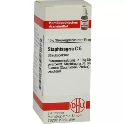 STAPHISAGRIA C 6 globulí, 10 g