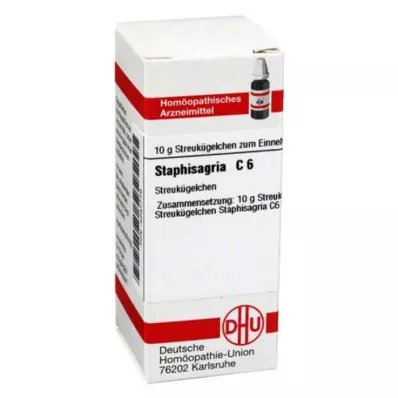STAPHISAGRIA C 6 globulí, 10 g