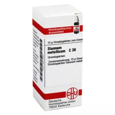 DHU Kuličky Stannum metallicum C 30, 10 g