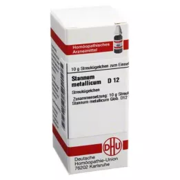 STANNUM METALLICUM D 12 globulí, 10 g