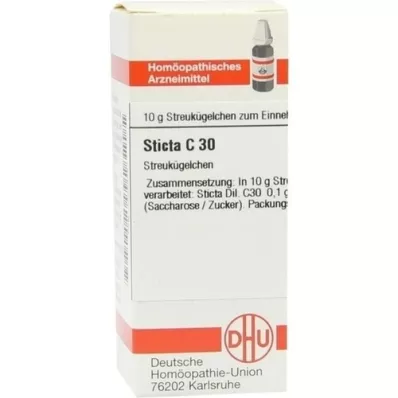 STICTA C 30 globulí, 10 g