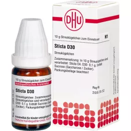 STICTA D 30 globulí, 10 g