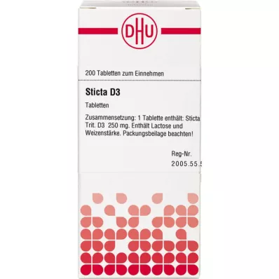 STICTA D 3 tablety, 200 ks