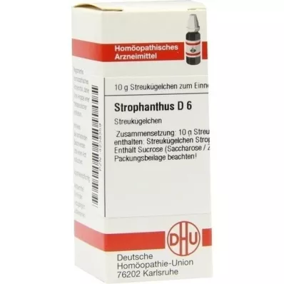 STROPHANTHUS D 6 globulí, 10 g