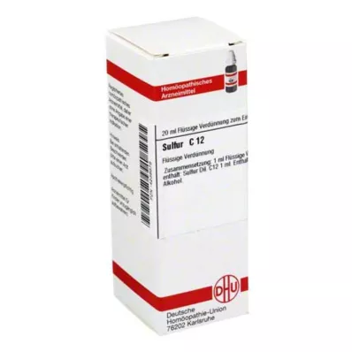 SULFUR C 12 Ředění, 20 ml