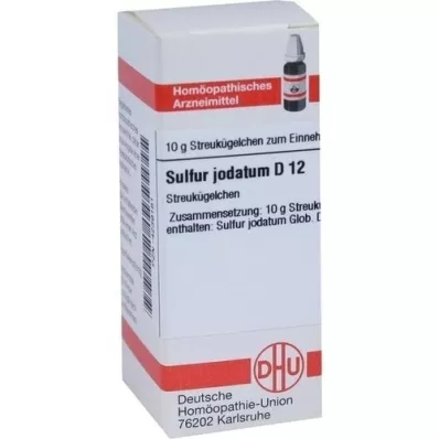 SULFUR JODATUM D 12 globulí, 10 g