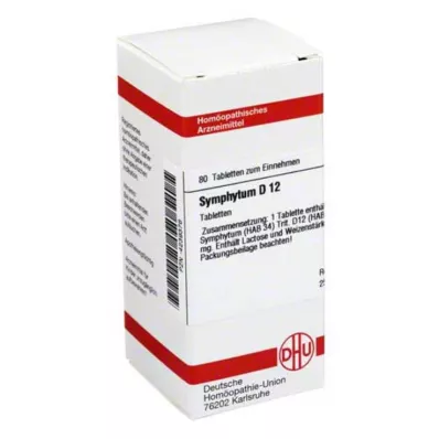 DHU Symphytum D 12 tablet, 80 ks