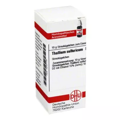 THALLIUM SULFURICUM D 6 globulí, 10 g