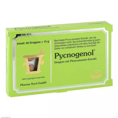 PYCNOGENOL KIEFERNRINDENEXTRAKT Pharma Nord Drag., 60 ks