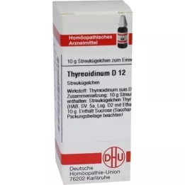 THYREOIDINUM D 12 globulí, 10 g