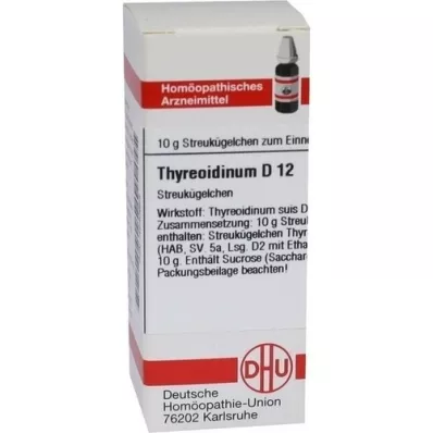THYREOIDINUM D 12 globulí, 10 g