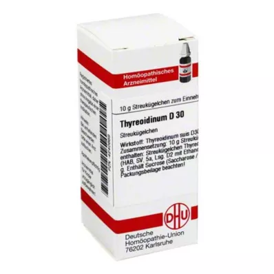 THYREOIDINUM D 30 globulí, 10 g