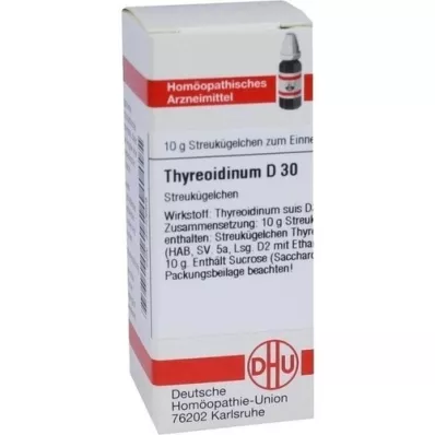 THYREOIDINUM D 30 globulí, 10 g