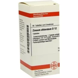 ZINCUM CHLORATUM D 12 tablet, 80 ks