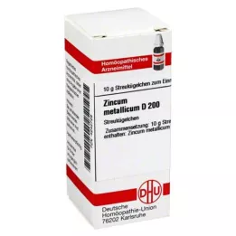 ZINCUM METALLICUM D 200 globulí, 10 g