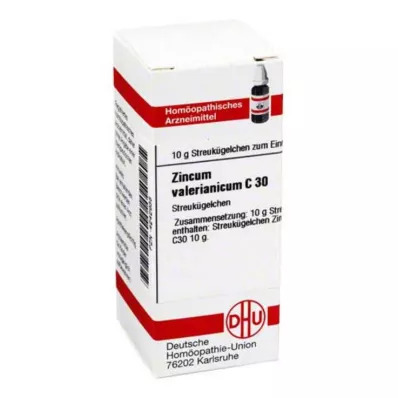 ZINCUM VALERIANICUM C 30 globulí, 10 g