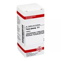 PANAX GINSENG D 6 tablet, 80 ks