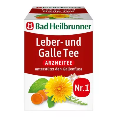 BAD HEILBRUNNER Filtrační sáček na čaj z jater a žlučníku, 8X1,75 g