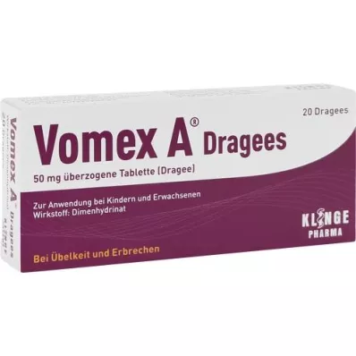 VOMEX A Potahované tablety 50 mg, 20 ks