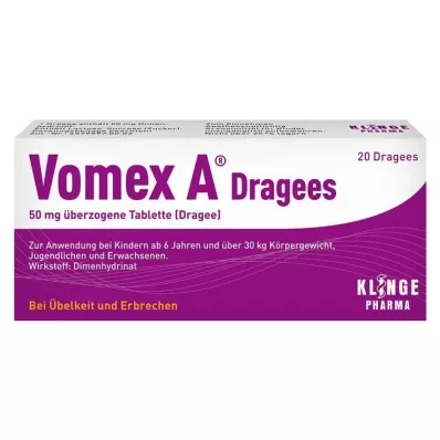 VOMEX A Potahované tablety 50 mg, 20 ks