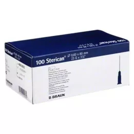 STERICAN Jehly 23 Gx3 1/5 0,6x80 mm, 100 ks