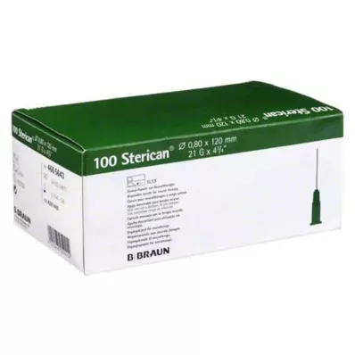 Sterican kanyly 21Gx4 4/5 0,8x120 mm, 100 kusů