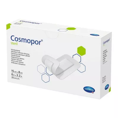 COSMOPOR sterilní obvaz na rány 8x15 cm, 25 ks