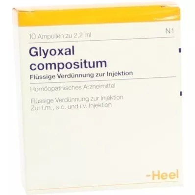 GLYOXAL ampule compositum, 10 ks