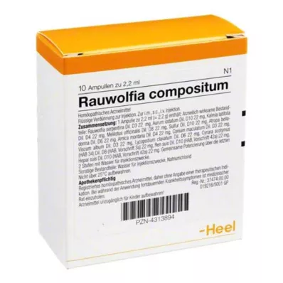 RAUWOLFIA COMPOSITUM Ampule, 10 ks