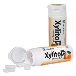 MIRADENT Žvýkačky Xylitol Fruit, 30 ks