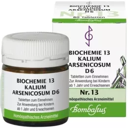 BIOCHEMIE 13 Kalium arsenicosum D 6 tablet, 80 ks