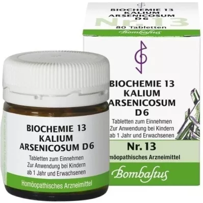BIOCHEMIE 13 Kalium arsenicosum D 6 tablet, 80 ks