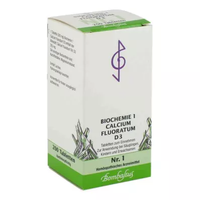BIOCHEMIE 1 Calcium fluoratum D 3 tablety, 200 ks BIOCHEMIE 1 Calcium fluoratum D 3 tablety, 200 ks