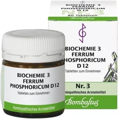 BIOCHEMIE 3 Ferrum phosphoricum D 12 tablet, 80 ks