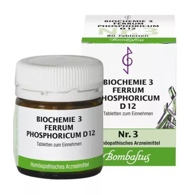 Biochemie 3 Ferrum phosphoricum D 12 tablet, 80 ks