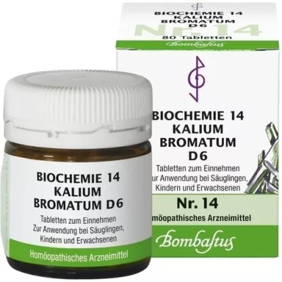 BIOCHEMIE 14 Kalium bromatum D 6 tablet, 80 ks