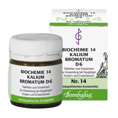 BIOCHEMIE 14 Kalium bromatum D 6 tablet, 80 ks