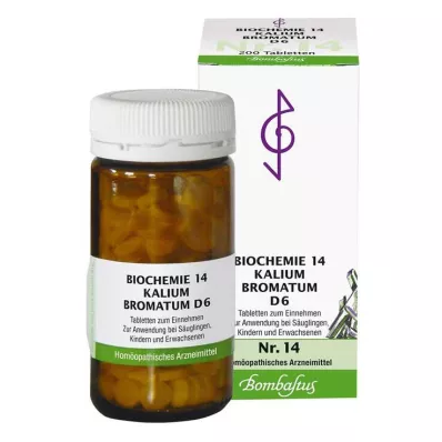 Biochemie 14 Potassium bromatum D 6 tablet, 200 ks