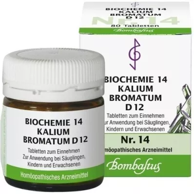 BIOCHEMIE 14 Kalium bromatum D 12 tablet, 80 ks