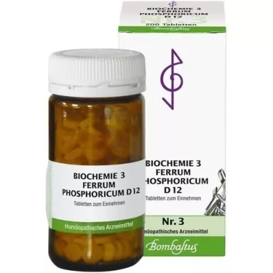 BIOCHEMIE 3 Ferrum phosphoricum D 12 tablet, 200 ks