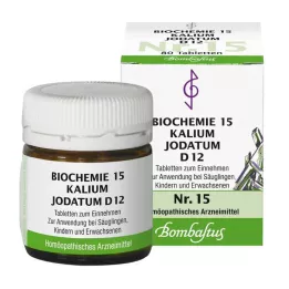 BIOCHEMIE 15 Kalium jodatum D 12 tablet, 80 ks