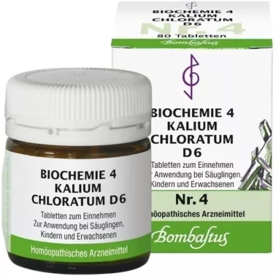 BIOCHEMIE 4 Kalium chloratum D 6 tablet, 80 ks