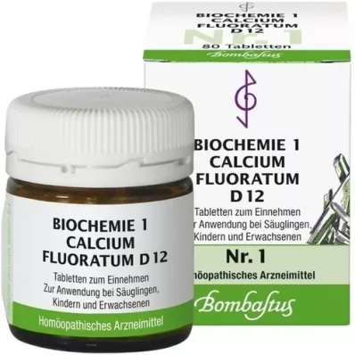 BIOCHEMIE 1 Calcium fluoratum D 12 tablet, 80 ks