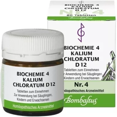 BIOCHEMIE 4 Kalium chloratum D 12 tablet, 80 ks