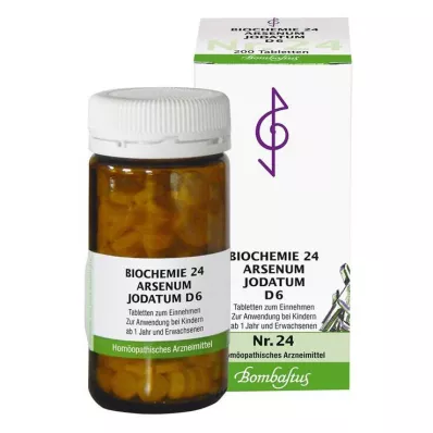 Biochemie 24 Arsenum jodatum D 6 tablet, 200 ks