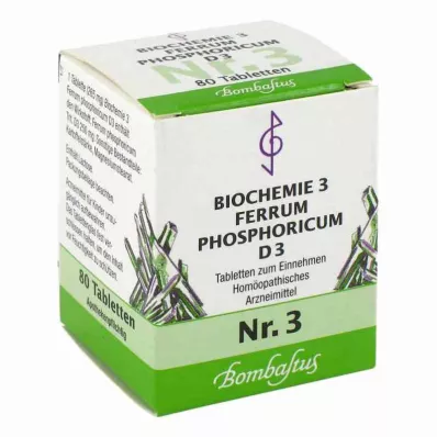 Biochemistry 3 tablety Ferrum phosphoricum D3 (80 kusů)