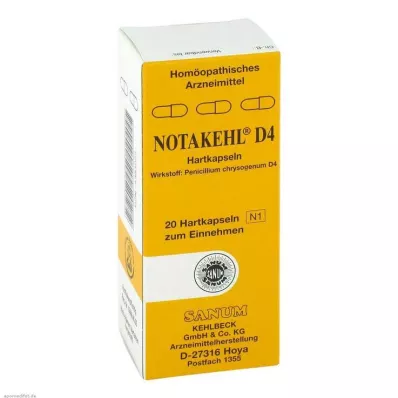 Notakehl D 4 kapsle, 20 ks